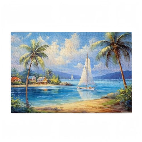 Puzzle 1000 Teile Baum Puzzle Meer DIY Kreative Holz Jigsaws für Erwachsene mit Geschenkbox Verpackung, Impossible Herausfordernde Familie Aktivität Spiele, Wohnzimmer Deko Geschenke 75x50cm D-206 Puzzle 1000 Teile Baum Puzzle Meer DIY Kreative Holz Jigsaws für Erwachsene mit Geschenkbox Verpackung, Impossible Herausfordernde Familie Aktivität Spiele, Wohnzimmer Deko Geschenke 75x50cm D-206 von Wehsaeho