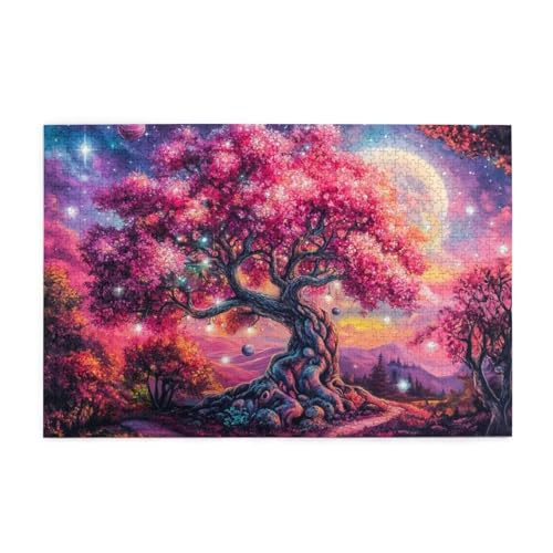 Puzzle 1000 Teile Baum des Lebens Puzzle Mond DIY Kreative Holz Jigsaws für Erwachsene, Impossible Herausfordernde Familie Aktivität Spiele, Deko Wohnzimmer, Geschenke für Frauen 75x50cm E-974 Puzzle 1000 Teile Baum des Lebens Puzzle Mond DIY Kreative Holz Jigsaws für Erwachsene, Impossible Herausfordernde Familie Aktivität Spiele, Deko Wohnzimmer, Geschenke für Frauen 75x50cm E-974 von Wehsaeho