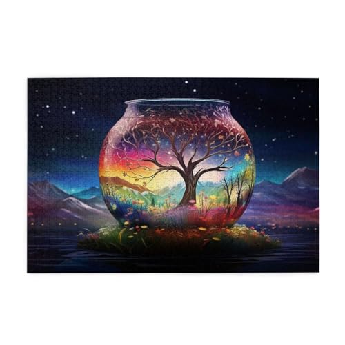 Puzzle 1000 Teile Baum des Lebens Puzzle Sternenhimmel DIY Kreative Holz Jigsaws für Erwachsene, Impossible Herausfordernde Familie Aktivität Spiele, Wanddeko, Geschenke für Frauen 75x50cm E-752 Puzzle 1000 Teile Baum des Lebens Puzzle Sternenhimmel DIY Kreative Holz Jigsaws für Erwachsene, Impossible Herausfordernde Familie Aktivität Spiele, Wanddeko, Geschenke für Frauen 75x50cm E-752 von Wehsaeho