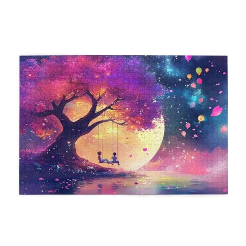 Puzzle 1000 Teile Baum des Lebens Puzzle Sternenhimmel DIY Kreative Holz Jigsaws für Erwachsene, Impossible Herausfordernde Familie Aktivität Spiele, Wanddeko, Geschenke für Frauen 75x50cm E-856 Puzzle 1000 Teile Baum des Lebens Puzzle Sternenhimmel DIY Kreative Holz Jigsaws für Erwachsene, Impossible Herausfordernde Familie Aktivität Spiele, Wanddeko, Geschenke für Frauen 75x50cm E-856 von Wehsaeho