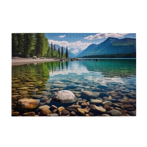 Puzzle 1000 Teile Berg Puzzle Baum DIY Kreative Holz Jigsaws für Erwachsene mit Geschenkbox Verpackung, Impossible Herausfordernde Familie Aktivität Spiele, Deko Wohnzimmer Geschenke 75x50cm E-669 Puzzle 1000 Teile Berg Puzzle Baum DIY Kreative Holz Jigsaws für Erwachsene mit Geschenkbox Verpackung, Impossible Herausfordernde Familie Aktivität Spiele, Deko Wohnzimmer Geschenke 75x50cm E-669 von Wehsaeho