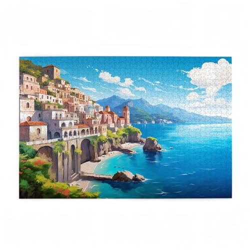 Puzzle 1000 Teile Berg Puzzle Wolke DIY Kreative Holz Jigsaws für Erwachsene mit Geschenkbox Verpackung, Impossible Herausfordernde Familie Aktivität Spiele, Geschenke für Frauen 75x50cm D-593 Puzzle 1000 Teile Berg Puzzle Wolke DIY Kreative Holz Jigsaws für Erwachsene mit Geschenkbox Verpackung, Impossible Herausfordernde Familie Aktivität Spiele, Geschenke für Frauen 75x50cm D-593 von Wehsaeho