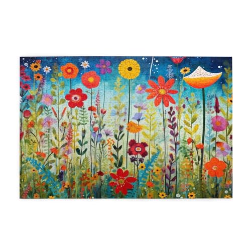 Puzzle 1000 Teile Blume Puzzle Einfachheit DIY Kreative Holz Jigsaws für Erwachsene, Geschenkbox Verpackung, Impossible Herausfordernde Familie Aktivität Spiele, Deko Wohnzimmer 75x50cm E-335 Puzzle 1000 Teile Blume Puzzle Einfachheit DIY Kreative Holz Jigsaws für Erwachsene, Geschenkbox Verpackung, Impossible Herausfordernde Familie Aktivität Spiele, Deko Wohnzimmer 75x50cm E-335 von Wehsaeho