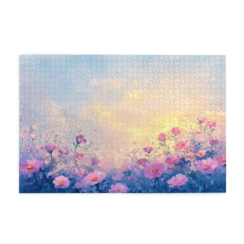 Puzzle 1000 Teile Blume Puzzle Einfachheit DIY Kreative Holz Jigsaws für Erwachsene, Geschenkbox Verpackung, Impossible Herausfordernde Familie Aktivität Spiele, Deko Wohnzimmer 75x50cm E-499 Puzzle 1000 Teile Blume Puzzle Einfachheit DIY Kreative Holz Jigsaws für Erwachsene, Geschenkbox Verpackung, Impossible Herausfordernde Familie Aktivität Spiele, Deko Wohnzimmer 75x50cm E-499 von Wehsaeho