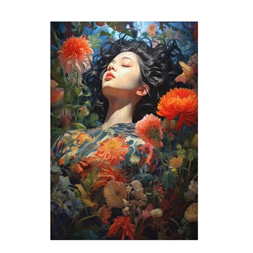 Puzzle 1000 Teile Blume Puzzle Frau DIY Kreative Holz Jigsaws für Erwachsene mit Geschenkbox, Impossible Herausfordernde Familie Aktivität Spiele, Deko Wohnzimmer, Geschenke für Frauen 75x50cm D-1392 Puzzle 1000 Teile Blume Puzzle Frau DIY Kreative Holz Jigsaws für Erwachsene mit Geschenkbox, Impossible Herausfordernde Familie Aktivität Spiele, Deko Wohnzimmer, Geschenke für Frauen 75x50cm D-1392 von Wehsaeho