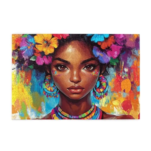 Puzzle 1000 Teile Blume Puzzle Frau DIY Kreative Holz Jigsaws für Erwachsene mit Geschenkbox Verpackung, Impossible Herausfordernde Familie Aktivität Spiele, Deko Wohnzimmer Geschenke 75x50cm E-1858 Puzzle 1000 Teile Blume Puzzle Frau DIY Kreative Holz Jigsaws für Erwachsene mit Geschenkbox Verpackung, Impossible Herausfordernde Familie Aktivität Spiele, Deko Wohnzimmer Geschenke 75x50cm E-1858 von Wehsaeho