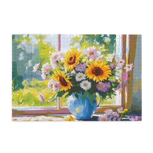Puzzle 1000 Teile Blume Puzzle Landschaft DIY Kreative Holz Jigsaws für Erwachsene, Geschenkbox Verpackung, Impossible Herausfordernde Familie Aktivität Spiele, Deko Wohnzimmer 75x50cm E-1166 Puzzle 1000 Teile Blume Puzzle Landschaft DIY Kreative Holz Jigsaws für Erwachsene, Geschenkbox Verpackung, Impossible Herausfordernde Familie Aktivität Spiele, Deko Wohnzimmer 75x50cm E-1166 von Wehsaeho