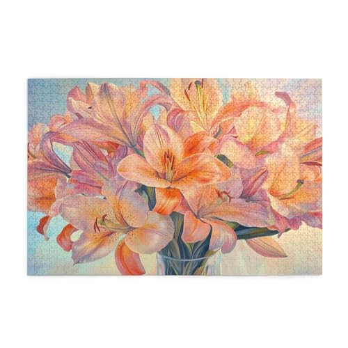 Puzzle 1000 Teile Blume Puzzle Volltonfarbe DIY Kreative Holz Jigsaws für Erwachsene, Impossible Herausfordernde Familie Aktivität Spiele, Deko Wohnzimmer, Geschenke für Frauen 75x50cm E-1579 Puzzle 1000 Teile Blume Puzzle Volltonfarbe DIY Kreative Holz Jigsaws für Erwachsene, Impossible Herausfordernde Familie Aktivität Spiele, Deko Wohnzimmer, Geschenke für Frauen 75x50cm E-1579 von Wehsaeho