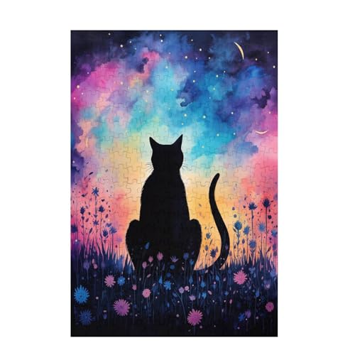 Puzzle 1000 Teile Blume Puzzle Wolke DIY Kreative Holz Jigsaws für Erwachsene mit Geschenkbox, Impossible Herausfordernde Familie Aktivität Spiele, Deko Wohnzimmer, Geschenke für Frauen 75x50cm D-1400 von Wehsaeho