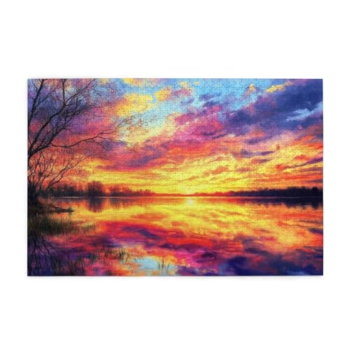 Puzzle 1000 Teile Bunte Wolken Puzzle Sonnenuntergang DIY Kreative Holz Jigsaws für Erwachsene, Impossible Herausfordernde Familie Aktivität Spiele, Wanddeko, Geschenke für Frauen 75x50cm E-1782 Puzzle 1000 Teile Bunte Wolken Puzzle Sonnenuntergang DIY Kreative Holz Jigsaws für Erwachsene, Impossible Herausfordernde Familie Aktivität Spiele, Wanddeko, Geschenke für Frauen 75x50cm E-1782 von Wehsaeho