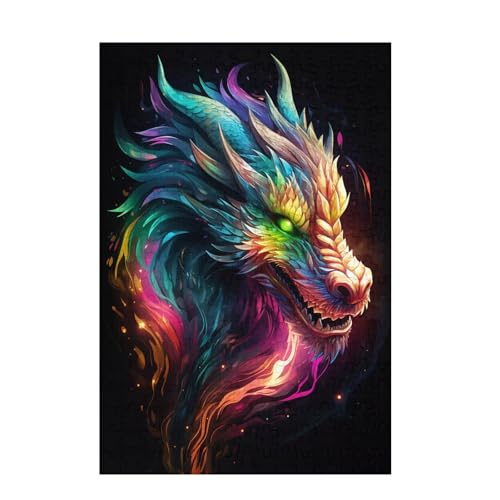 Puzzle 1000 Teile Drachen Puzzle Farbe DIY Kreative Holz Jigsaws für Erwachsene mit Geschenkbox Verpackung, Impossible Herausfordernde Familie Aktivität Spiele, Geschenke für Frauen 75x50cm D-939 Puzzle 1000 Teile Drachen Puzzle Farbe DIY Kreative Holz Jigsaws für Erwachsene mit Geschenkbox Verpackung, Impossible Herausfordernde Familie Aktivität Spiele, Geschenke für Frauen 75x50cm D-939 von Wehsaeho