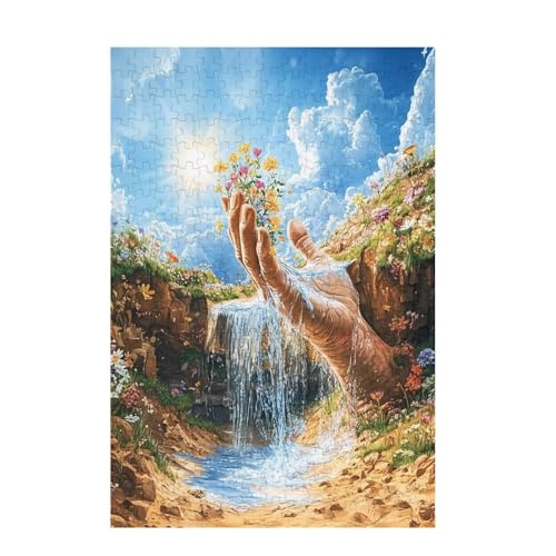 Puzzle 1000 Teile Fallen Puzzle Blume DIY Kreative Holz Jigsaws für Erwachsene mit Geschenkbox Verpackung, Impossible Herausfordernde Familie Aktivität Spiele, Geschenke für Frauen 75x50cm D-1018 von Wehsaeho