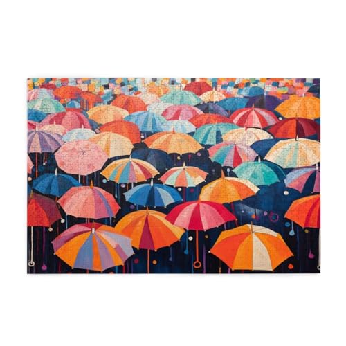 Puzzle 1000 Teile Farbe Puzzle Regenschirm DIY Kreative Holz Jigsaws für Erwachsene, Geschenkbox Verpackung, Impossible Herausfordernde Familie Aktivität Spiele, Deko Wohnzimmer 75x50cm E-488 Puzzle 1000 Teile Farbe Puzzle Regenschirm DIY Kreative Holz Jigsaws für Erwachsene, Geschenkbox Verpackung, Impossible Herausfordernde Familie Aktivität Spiele, Deko Wohnzimmer 75x50cm E-488 von Wehsaeho