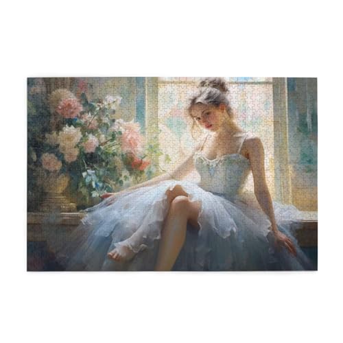 Puzzle 1000 Teile Frau Puzzle Blume DIY Kreative Holz Jigsaws für Erwachsene mit Geschenkbox Verpackung, Impossible Herausfordernde Familie Aktivität Spiele, Deko Wohnzimmer Geschenke 75x50cm E-426 Puzzle 1000 Teile Frau Puzzle Blume DIY Kreative Holz Jigsaws für Erwachsene mit Geschenkbox Verpackung, Impossible Herausfordernde Familie Aktivität Spiele, Deko Wohnzimmer Geschenke 75x50cm E-426 von Wehsaeho