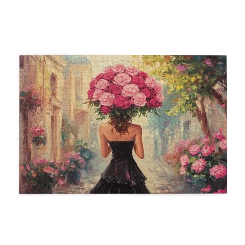 Puzzle 1000 Teile Frau Puzzle Garten DIY Kreative Holz Jigsaws für Erwachsene mit Geschenkbox Verpackung, Impossible Herausfordernde Familie Aktivität Spiele, Deko Wohnzimmer Geschenke 75x50cm E-1760 Puzzle 1000 Teile Frau Puzzle Garten DIY Kreative Holz Jigsaws für Erwachsene mit Geschenkbox Verpackung, Impossible Herausfordernde Familie Aktivität Spiele, Deko Wohnzimmer Geschenke 75x50cm E-1760 von Wehsaeho