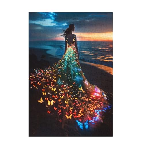 Puzzle 1000 Teile Frau Puzzle Meer DIY Kreative Holz Jigsaws für Erwachsene mit Geschenkbox Verpackung, Impossible Herausfordernde Familie Aktivität Spiele, Geschenke für Frauen 75x50cm D-1383 Puzzle 1000 Teile Frau Puzzle Meer DIY Kreative Holz Jigsaws für Erwachsene mit Geschenkbox Verpackung, Impossible Herausfordernde Familie Aktivität Spiele, Geschenke für Frauen 75x50cm D-1383 von Wehsaeho