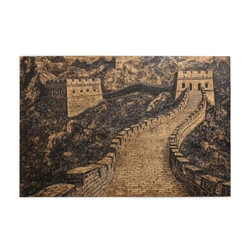 Puzzle 1000 Teile Große Mauer Puzzle Retro DIY Kreative Holz Jigsaws für Erwachsene, Geschenkbox Verpackung, Impossible Herausfordernde Familie Aktivität Spiele, Deko Wohnzimmer 75x50cm E-209 Puzzle 1000 Teile Große Mauer Puzzle Retro DIY Kreative Holz Jigsaws für Erwachsene, Geschenkbox Verpackung, Impossible Herausfordernde Familie Aktivität Spiele, Deko Wohnzimmer 75x50cm E-209 von Wehsaeho