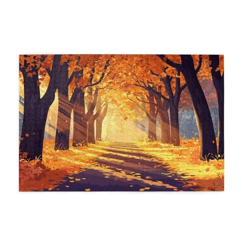 Puzzle 1000 Teile Herbst Puzzle Wald DIY Kreative Holz Jigsaws für Erwachsene mit Geschenkbox Verpackung, Impossible Herausfordernde Familie Aktivität Spiele, Deko Wohnzimmer Geschenke 75x50cm E-1610 Puzzle 1000 Teile Herbst Puzzle Wald DIY Kreative Holz Jigsaws für Erwachsene mit Geschenkbox Verpackung, Impossible Herausfordernde Familie Aktivität Spiele, Deko Wohnzimmer Geschenke 75x50cm E-1610 von Wehsaeho