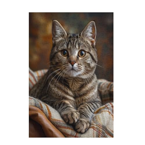 Puzzle 1000 Teile Katze Puzzle Farbe DIY Kreative Holz Jigsaws für Erwachsene mit Geschenkbox, Impossible Herausfordernde Familie Aktivität Spiele, Deko Wohnzimmer, Geschenke für Frauen 75x50cm D-1073 Puzzle 1000 Teile Katze Puzzle Farbe DIY Kreative Holz Jigsaws für Erwachsene mit Geschenkbox, Impossible Herausfordernde Familie Aktivität Spiele, Deko Wohnzimmer, Geschenke für Frauen 75x50cm D-1073 von Wehsaeho
