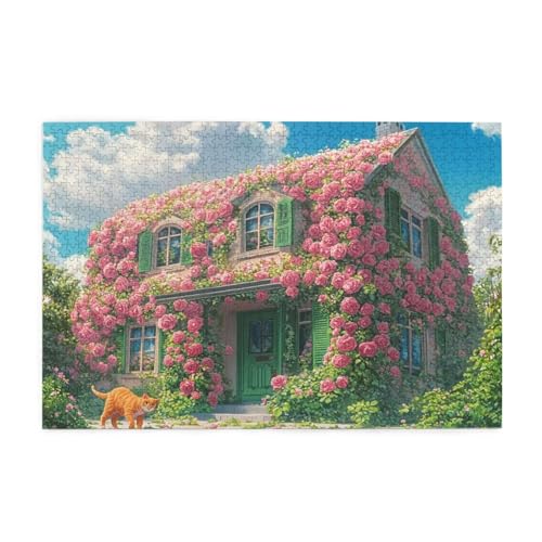 Puzzle 1000 Teile Katze Puzzle Wolke DIY Kreative Holz Jigsaws für Erwachsene mit Geschenkbox Verpackung, Impossible Herausfordernde Familie Aktivität Spiele, Deko Wohnzimmer Geschenke 75x50cm E-1832 Puzzle 1000 Teile Katze Puzzle Wolke DIY Kreative Holz Jigsaws für Erwachsene mit Geschenkbox Verpackung, Impossible Herausfordernde Familie Aktivität Spiele, Deko Wohnzimmer Geschenke 75x50cm E-1832 von Wehsaeho