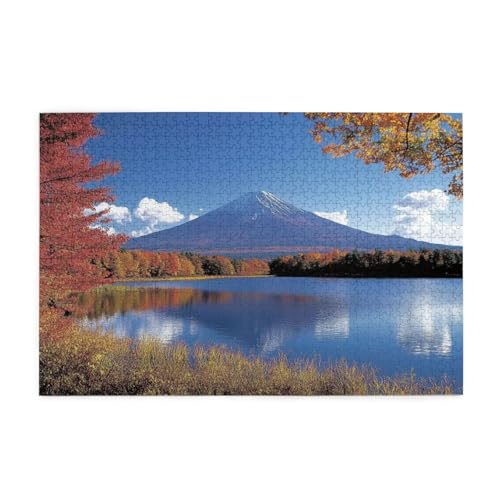 Puzzle 1000 Teile Landschaft Puzzle Berg DIY Kreative Holz Jigsaws für Erwachsene, Geschenkbox Verpackung, Impossible Herausfordernde Familie Aktivität Spiele, Deko Wohnzimmer Geschenke 75x50cm E-384 Puzzle 1000 Teile Landschaft Puzzle Berg DIY Kreative Holz Jigsaws für Erwachsene, Geschenkbox Verpackung, Impossible Herausfordernde Familie Aktivität Spiele, Deko Wohnzimmer Geschenke 75x50cm E-384 von Wehsaeho