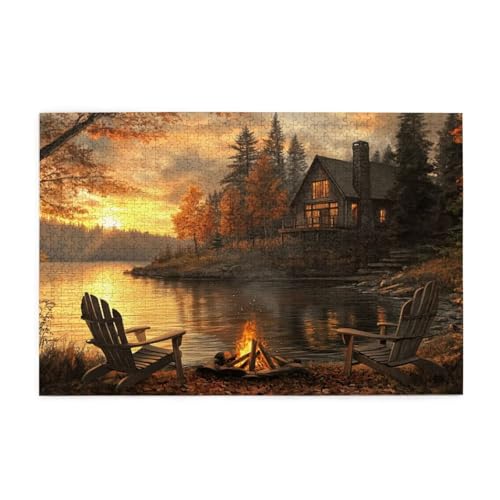 Puzzle 1000 Teile Landschaft Puzzle Sonnenuntergang DIY Kreative Holz Jigsaws für Erwachsene, Impossible Herausfordernde Familie Aktivität Spiele, Deko Wohnzimmer, Geschenke für Frauen 75x50cm E-1819 Puzzle 1000 Teile Landschaft Puzzle Sonnenuntergang DIY Kreative Holz Jigsaws für Erwachsene, Impossible Herausfordernde Familie Aktivität Spiele, Deko Wohnzimmer, Geschenke für Frauen 75x50cm E-1819 von Wehsaeho