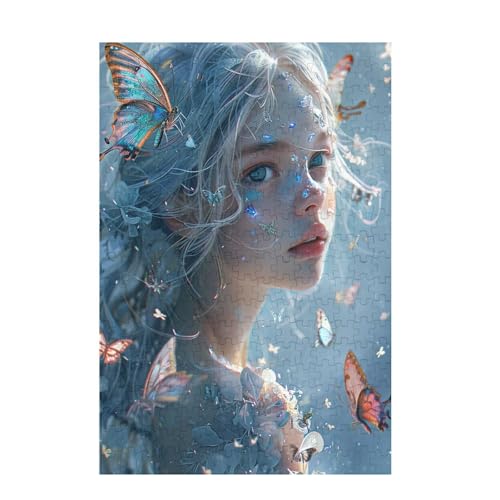 Puzzle 1000 Teile Mädchen Puzzle Traum DIY Kreative Holz Jigsaws für Erwachsene mit Geschenkbox Verpackung, Impossible Herausfordernde Familie Aktivität Spiele, Geschenke für Frauen 75x50cm D-841 von Wehsaeho