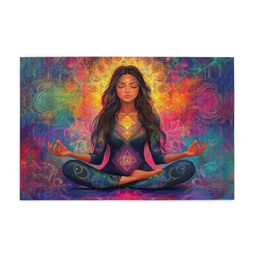 Puzzle 1000 Teile Meditation Puzzle Farbe DIY Kreative Holz Jigsaws für Erwachsene, Geschenkbox Verpackung, Impossible Herausfordernde Familie Aktivität Spiele, Deko Wohnzimmer 75x50cm E-1754 Puzzle 1000 Teile Meditation Puzzle Farbe DIY Kreative Holz Jigsaws für Erwachsene, Geschenkbox Verpackung, Impossible Herausfordernde Familie Aktivität Spiele, Deko Wohnzimmer 75x50cm E-1754 von Wehsaeho