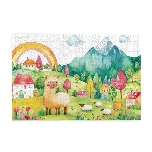 Puzzle 1000 Teile Schaf Puzzle Karikatur DIY Kreative Holz Jigsaws für Erwachsene, Geschenkbox Verpackung, Impossible Herausfordernde Familie Aktivität Spiele, Deko Wohnzimmer Geschenke 75x50cm E-448 Puzzle 1000 Teile Schaf Puzzle Karikatur DIY Kreative Holz Jigsaws für Erwachsene, Geschenkbox Verpackung, Impossible Herausfordernde Familie Aktivität Spiele, Deko Wohnzimmer Geschenke 75x50cm E-448 von Wehsaeho