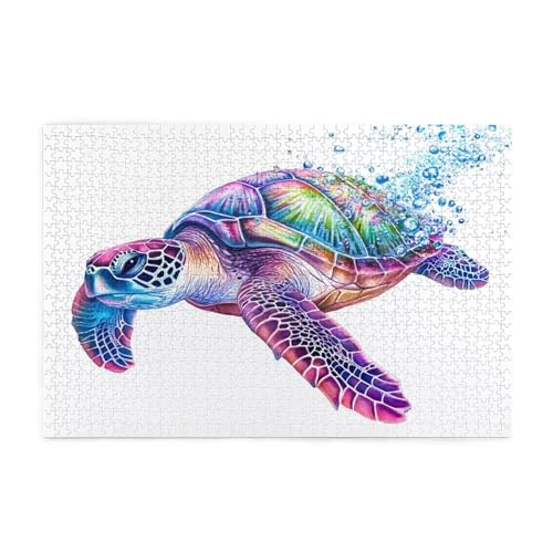 Puzzle 1000 Teile Schildkröte Puzzle Farbe DIY Kreative Holz Jigsaws für Erwachsene mit Geschenkbox Verpackung, Impossible Herausfordernde Familie Aktivität Spiele, Wanddeko Geschenke 75x50cm E-1086 Puzzle 1000 Teile Schildkröte Puzzle Farbe DIY Kreative Holz Jigsaws für Erwachsene mit Geschenkbox Verpackung, Impossible Herausfordernde Familie Aktivität Spiele, Wanddeko Geschenke 75x50cm E-1086 von Wehsaeho