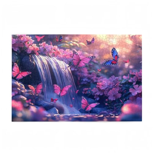 Puzzle 1000 Teile Schmetterling Puzzle Fallen DIY Kreative Holz Jigsaws für Erwachsene mit Geschenkbox Verpackung, Impossible Herausfordernde Familie Aktivität Spiele, Deko Wohnzimmer 75x50cm D-404 Puzzle 1000 Teile Schmetterling Puzzle Fallen DIY Kreative Holz Jigsaws für Erwachsene mit Geschenkbox Verpackung, Impossible Herausfordernde Familie Aktivität Spiele, Deko Wohnzimmer 75x50cm D-404 von Wehsaeho