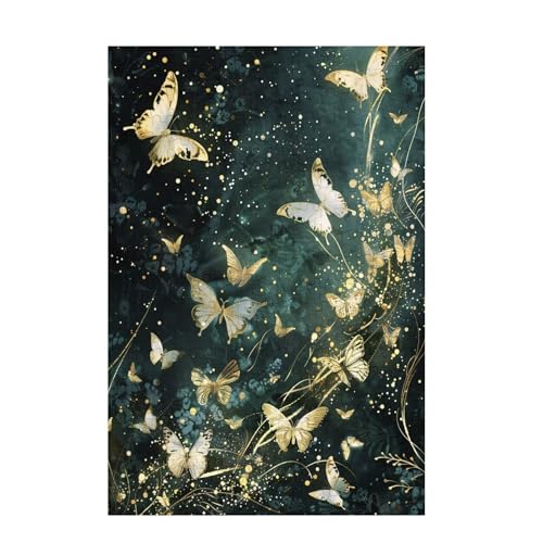Puzzle 1000 Teile Schmetterling Puzzle Sternenhimmel DIY Kreative Holz Jigsaws für Erwachsene mit Geschenkbox Verpackung, Impossible Herausfordernde Familie Aktivität Spiele, Deko 75x50cm D-1257 von Wehsaeho