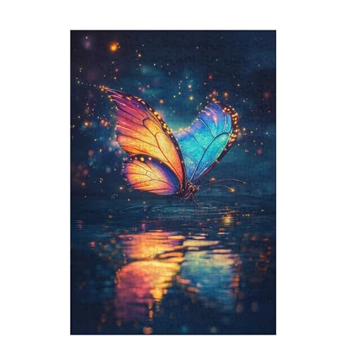 Puzzle 1000 Teile Schmetterling Puzzle Sternenhimmel DIY Kreative Holz Jigsaws für Erwachsene mit Geschenkbox Verpackung, Impossible Herausfordernde Familie Aktivität Spiele, Zimmer Deko 75x50cm D-935 Puzzle 1000 Teile Schmetterling Puzzle Sternenhimmel DIY Kreative Holz Jigsaws für Erwachsene mit Geschenkbox Verpackung, Impossible Herausfordernde Familie Aktivität Spiele, Zimmer Deko 75x50cm D-935 von Wehsaeho