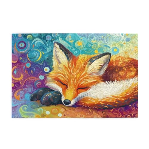 Puzzle 1000 Teile Tier Puzzle Fuchs DIY Kreative Holz Jigsaws für Erwachsene mit Geschenkbox Verpackung, Impossible Herausfordernde Familie Aktivität Spiele, Deko Wohnzimmer Geschenke 75x50cm E-1687 Puzzle 1000 Teile Tier Puzzle Fuchs DIY Kreative Holz Jigsaws für Erwachsene mit Geschenkbox Verpackung, Impossible Herausfordernde Familie Aktivität Spiele, Deko Wohnzimmer Geschenke 75x50cm E-1687 von Wehsaeho