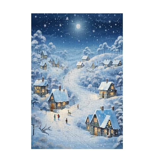 Puzzle 1000 Teile Winter Puzzle Mond DIY Kreative Holz Jigsaws für Erwachsene mit Geschenkbox, Impossible Herausfordernde Familie Aktivität Spiele, Deko Wohnzimmer, Geschenke für Frauen 75x50cm D-1378 Puzzle 1000 Teile Winter Puzzle Mond DIY Kreative Holz Jigsaws für Erwachsene mit Geschenkbox, Impossible Herausfordernde Familie Aktivität Spiele, Deko Wohnzimmer, Geschenke für Frauen 75x50cm D-1378 von Wehsaeho