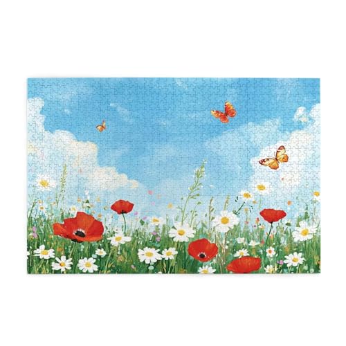 Puzzle 1000 Teile Wolke Puzzle Schmetterling DIY Kreative Holz Jigsaws für Erwachsene, Impossible Herausfordernde Familie Aktivität Spiele, Deko Wohnzimmer, Geschenke für Frauen 75x50cm E-1619 Puzzle 1000 Teile Wolke Puzzle Schmetterling DIY Kreative Holz Jigsaws für Erwachsene, Impossible Herausfordernde Familie Aktivität Spiele, Deko Wohnzimmer, Geschenke für Frauen 75x50cm E-1619 von Wehsaeho