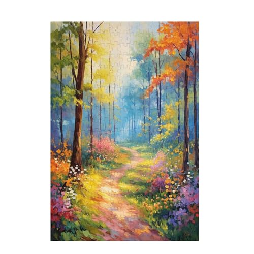 Puzzle 1500 Teile Baum Puzzle Blume DIY Kreative Holz Jigsaws für Erwachsene mit Geschenkbox, Impossible Herausfordernde Familie Aktivität Spiele, Deko Wohnzimmer, Geschenke für Frauen 87x57cm D-1653 von Wehsaeho