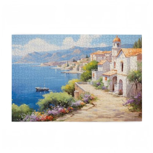 Puzzle 1500 Teile Landschaft Puzzle Meer DIY Kreative Holz Jigsaws für Erwachsene mit Geschenkbox Verpackung, Impossible Herausfordernde Familie Aktivität Spiele, Deko Wohnzimmer 87x57cm D-629 Puzzle 1500 Teile Landschaft Puzzle Meer DIY Kreative Holz Jigsaws für Erwachsene mit Geschenkbox Verpackung, Impossible Herausfordernde Familie Aktivität Spiele, Deko Wohnzimmer 87x57cm D-629 von Wehsaeho