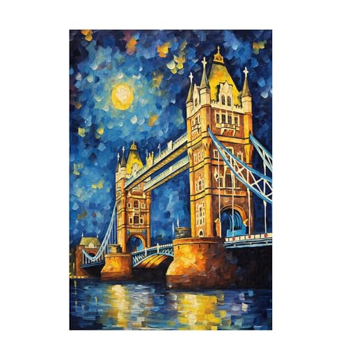Puzzle 1500 Teile London Bridge Puzzle Abstrakt DIY Kreative Holz Jigsaws für Erwachsene mit Geschenkbox Verpackung, Impossible Herausfordernde Familie Aktivität Spiele, Deko Wohnzimmer 87x57cm D-1526 Puzzle 1500 Teile London Bridge Puzzle Abstrakt DIY Kreative Holz Jigsaws für Erwachsene mit Geschenkbox Verpackung, Impossible Herausfordernde Familie Aktivität Spiele, Deko Wohnzimmer 87x57cm D-1526 von Wehsaeho