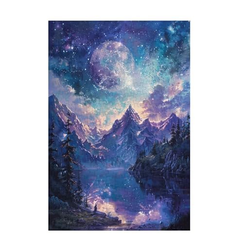 Puzzle 1500 Teile Mond Puzzle Berg DIY Kreative Holz Jigsaws für Erwachsene mit Geschenkbox Verpackung, Impossible Herausfordernde Familie Aktivität Spiele, Wohnzimmer Deko Geschenke 87x57cm D-914 Puzzle 1500 Teile Mond Puzzle Berg DIY Kreative Holz Jigsaws für Erwachsene mit Geschenkbox Verpackung, Impossible Herausfordernde Familie Aktivität Spiele, Wohnzimmer Deko Geschenke 87x57cm D-914 von Wehsaeho