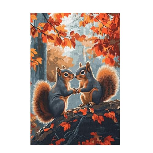 Puzzle 1500 Teile Tier Puzzle Eichhörnchen DIY Kreative Holz Jigsaws für Erwachsene mit Geschenkbox Verpackung, Impossible Herausfordernde Familie Aktivität Spiele, Deko Wohnzimmer 87x57cm D-1311 Puzzle 1500 Teile Tier Puzzle Eichhörnchen DIY Kreative Holz Jigsaws für Erwachsene mit Geschenkbox Verpackung, Impossible Herausfordernde Familie Aktivität Spiele, Deko Wohnzimmer 87x57cm D-1311 von Wehsaeho