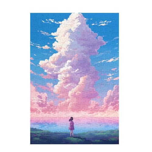 Puzzle 1500 Teile Wolke Puzzle Mädchen DIY Kreative Holz Jigsaws für Erwachsene mit Geschenkbox Verpackung, Impossible Herausfordernde Familie Aktivität Spiele, Deko Wohnzimmer 87x57cm D-1730 von Wehsaeho