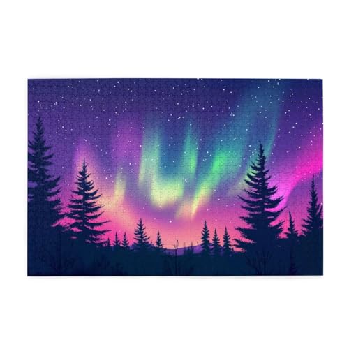Puzzle 200 Teile Aurora Puzzle Wald DIY Kreative Holz Jigsaws für Erwachsene mit Geschenkbox Verpackung, Impossible Herausfordernde Familie Aktivität Spiele, Deko Wohnzimmer Geschenke 35x25cm E-1295 Puzzle 200 Teile Aurora Puzzle Wald DIY Kreative Holz Jigsaws für Erwachsene mit Geschenkbox Verpackung, Impossible Herausfordernde Familie Aktivität Spiele, Deko Wohnzimmer Geschenke 35x25cm E-1295 von Wehsaeho