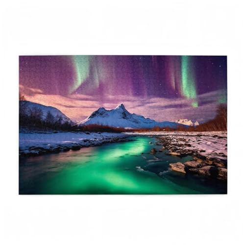 Puzzle 200 Teile Aurora Puzzle Winter DIY Kreative Holz Jigsaws für Erwachsene mit Geschenkbox, Impossible Herausfordernde Familie Aktivität Spiele, Deko Wohnzimmer, Geschenke für Frauen 35x25cm D-129 Puzzle 200 Teile Aurora Puzzle Winter DIY Kreative Holz Jigsaws für Erwachsene mit Geschenkbox, Impossible Herausfordernde Familie Aktivität Spiele, Deko Wohnzimmer, Geschenke für Frauen 35x25cm D-129 von Wehsaeho