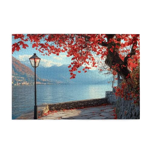 Puzzle 200 Teile Baum Puzzle Berg DIY Kreative Holz Jigsaws für Erwachsene mit Geschenkbox Verpackung, Impossible Herausfordernde Familie Aktivität Spiele, Deko Wohnzimmer Geschenke 35x25cm E-1479 Puzzle 200 Teile Baum Puzzle Berg DIY Kreative Holz Jigsaws für Erwachsene mit Geschenkbox Verpackung, Impossible Herausfordernde Familie Aktivität Spiele, Deko Wohnzimmer Geschenke 35x25cm E-1479 von Wehsaeho