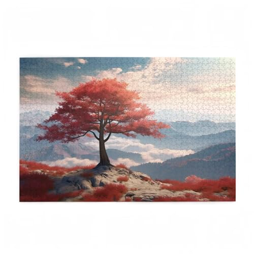 Puzzle 200 Teile Baum Puzzle Berg DIY Kreative Holz Jigsaws für Erwachsene mit Geschenkbox Verpackung, Impossible Herausfordernde Familie Aktivität Spiele, Wohnzimmer Deko Geschenke 35x25cm D-162 Puzzle 200 Teile Baum Puzzle Berg DIY Kreative Holz Jigsaws für Erwachsene mit Geschenkbox Verpackung, Impossible Herausfordernde Familie Aktivität Spiele, Wohnzimmer Deko Geschenke 35x25cm D-162 von Wehsaeho