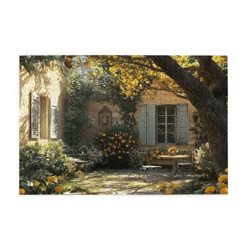 Puzzle 200 Teile Baum Puzzle Zitrone DIY Kreative Holz Jigsaws für Erwachsene mit Geschenkbox Verpackung, Impossible Herausfordernde Familie Aktivität Spiele, Deko Wohnzimmer Geschenke 35x25cm E-1507 von Wehsaeho