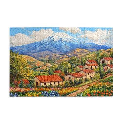 Puzzle 200 Teile Berg Puzzle Bauernhof DIY Kreative Holz Jigsaws für Erwachsene, Geschenkbox Verpackung, Impossible Herausfordernde Familie Aktivität Spiele, Deko Wohnzimmer Geschenke 35x25cm E-1525 Puzzle 200 Teile Berg Puzzle Bauernhof DIY Kreative Holz Jigsaws für Erwachsene, Geschenkbox Verpackung, Impossible Herausfordernde Familie Aktivität Spiele, Deko Wohnzimmer Geschenke 35x25cm E-1525 von Wehsaeho