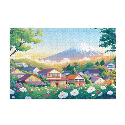 Puzzle 200 Teile Berg Puzzle Frühling DIY Kreative Holz Jigsaws für Erwachsene mit Geschenkbox Verpackung, Impossible Herausfordernde Familie Aktivität Spiele, Deko Wohnzimmer Geschenke 35x25cm E-1594 Puzzle 200 Teile Berg Puzzle Frühling DIY Kreative Holz Jigsaws für Erwachsene mit Geschenkbox Verpackung, Impossible Herausfordernde Familie Aktivität Spiele, Deko Wohnzimmer Geschenke 35x25cm E-1594 von Wehsaeho