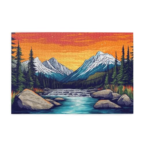 Puzzle 200 Teile Berg Puzzle Wald DIY Kreative Holz Jigsaws für Erwachsene mit Geschenkbox Verpackung, Impossible Herausfordernde Familie Aktivität Spiele, Deko Wohnzimmer Geschenke 35x25cm E-1320 Puzzle 200 Teile Berg Puzzle Wald DIY Kreative Holz Jigsaws für Erwachsene mit Geschenkbox Verpackung, Impossible Herausfordernde Familie Aktivität Spiele, Deko Wohnzimmer Geschenke 35x25cm E-1320 von Wehsaeho